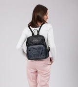 Studio navy blue backpack for leisure use
