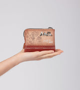 Flowers small RFID wallet