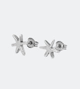 Silver Star earrings
