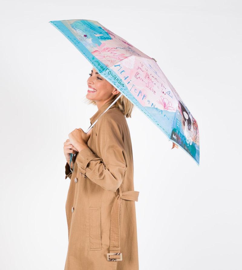 Parapluie pliant manuel méditerranéen